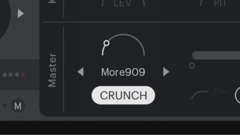 Enable crunch and set it to More909