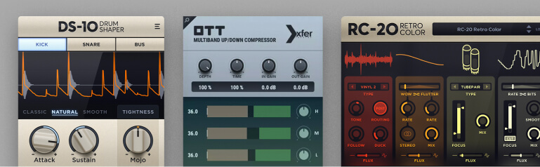 DS-10 Drum Shaper, OTT and RC-20 Retro Color