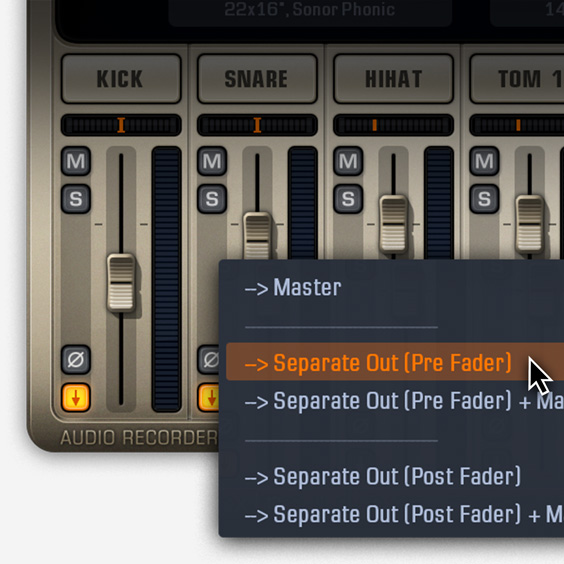 Addictive Drums 2 Separate Outputs