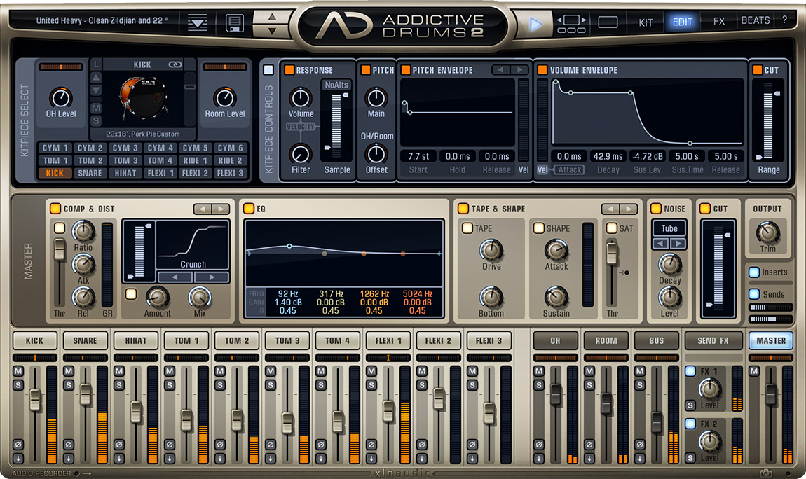 JRRshop.com | XLN Audio Addictive Drums 2: Custom