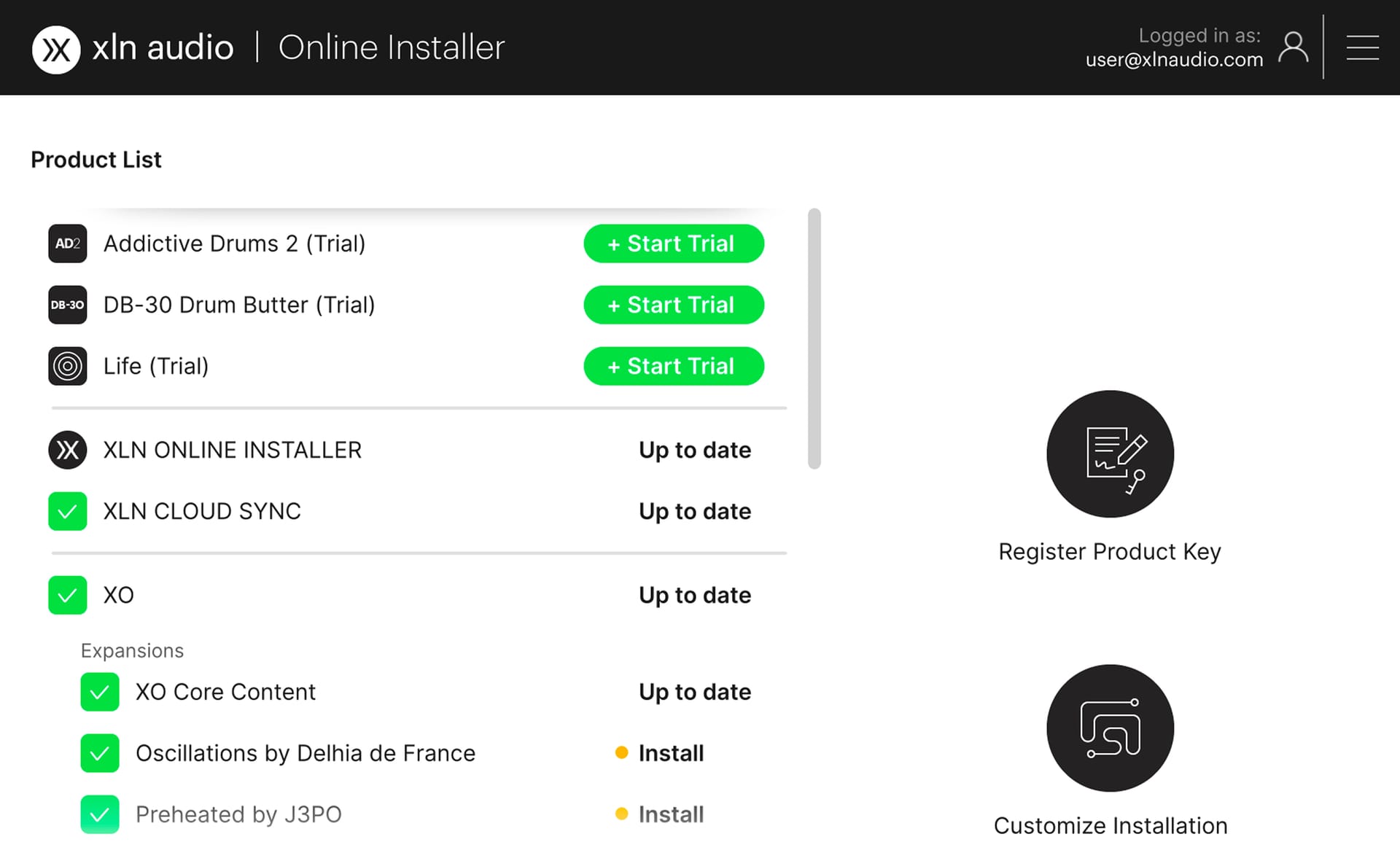 XLN Online Installer