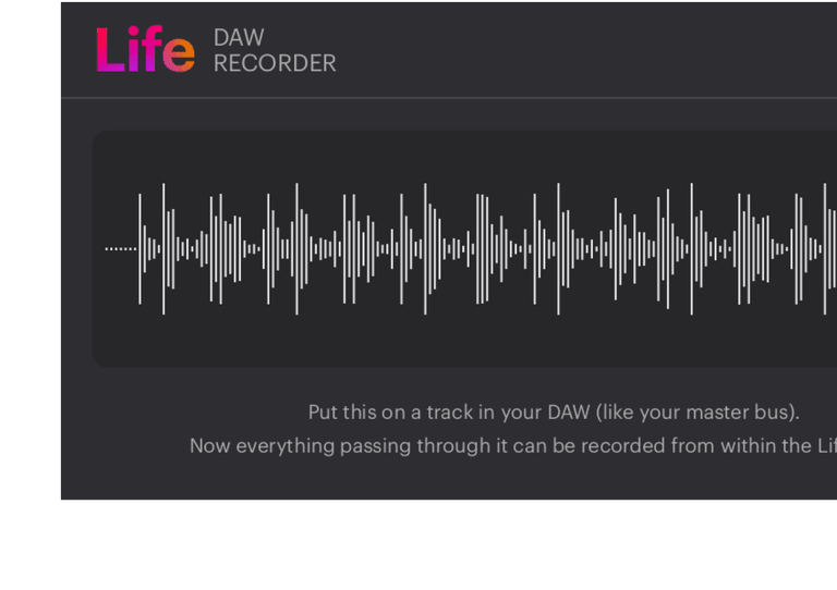 Sample from your DAW