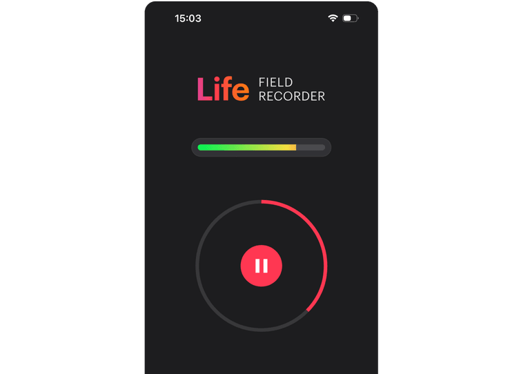 Sample from the Life Field Recorder