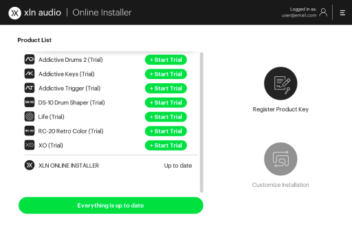 XLN Audio Online Installer