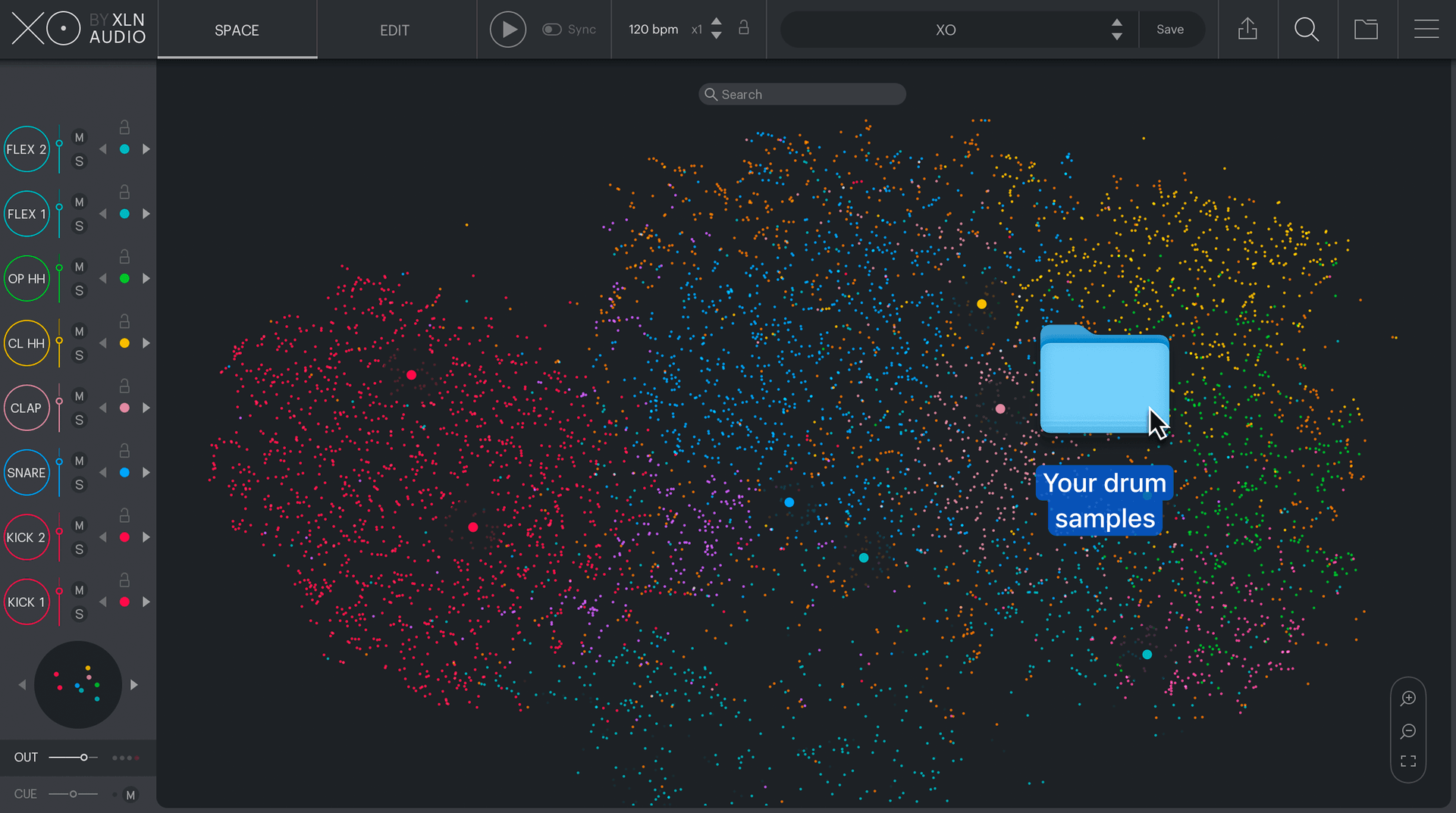 Load your own samples easily in XO