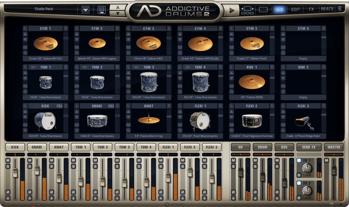 XLN Audio Addictive Drums 2: Rock Collection