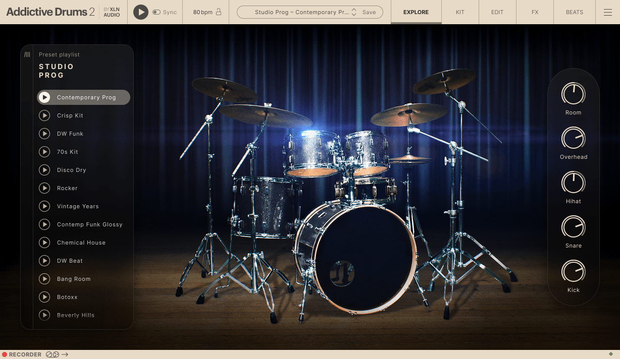 Addictive Drums 2 - Studio Prog ExploreMap