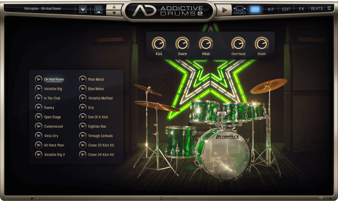 公式サイト xln audio/Addictive Drums 2: Classic Rock Collection