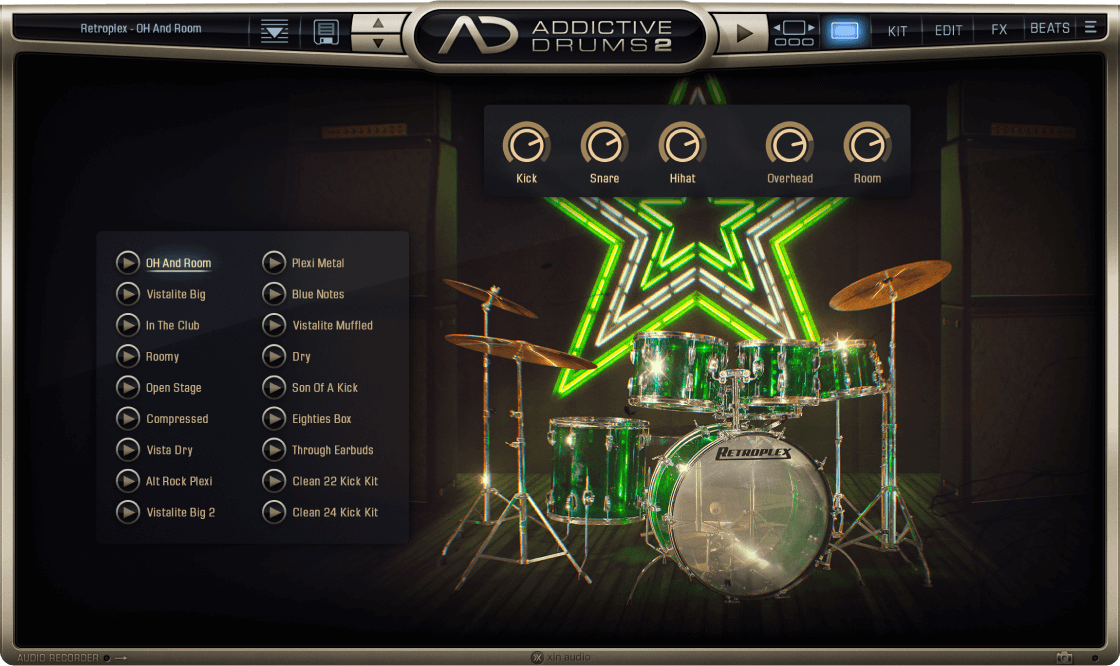 XLN Audio Addictive Drums 2: Rock Collection