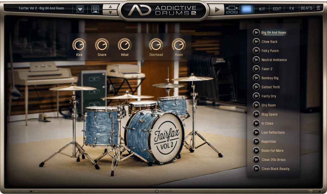 公式サイト xln audio/Addictive Drums 2: Classic Rock Collection