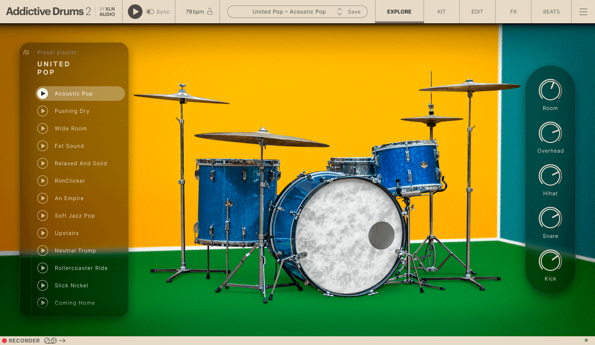 Addictive Drums 2 - United Pop ExploreMap