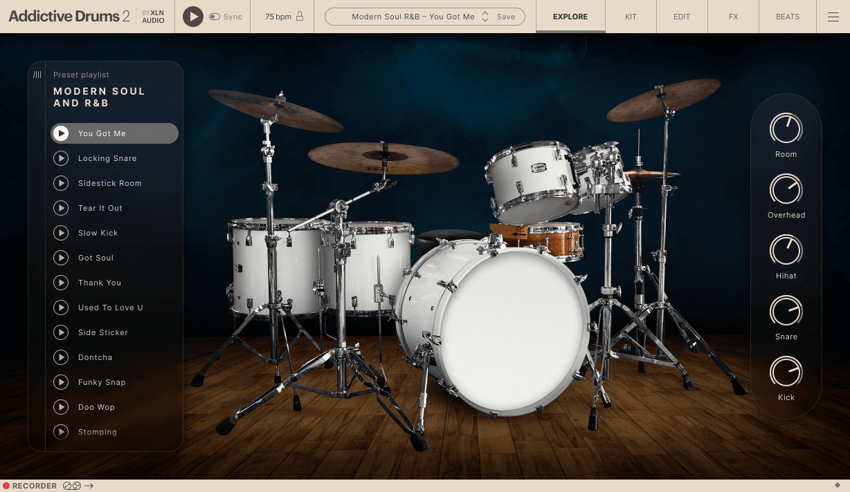 Addictive Drums 2 - Modern Soul And R&B ExploreMap