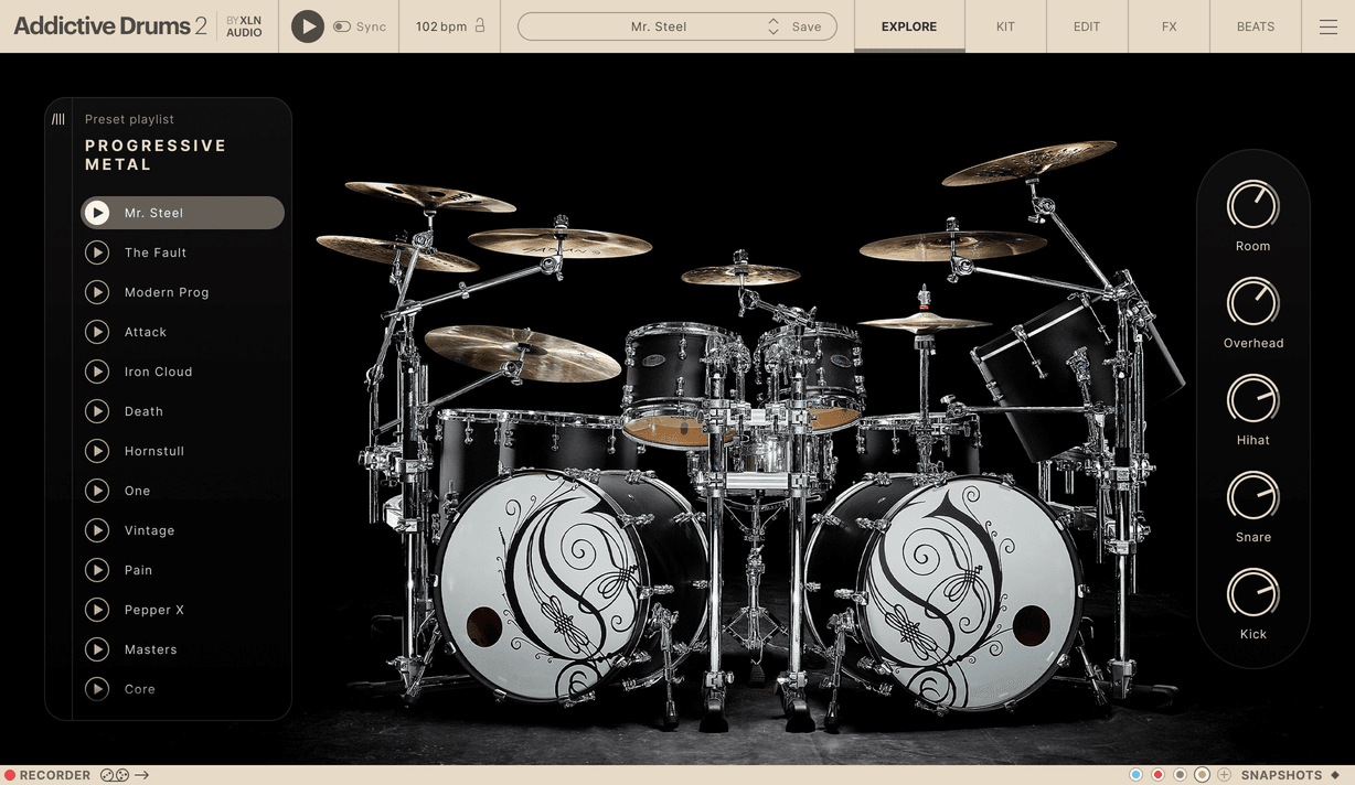 Addictive Drums 2 - Progressive Metal ExploreMap