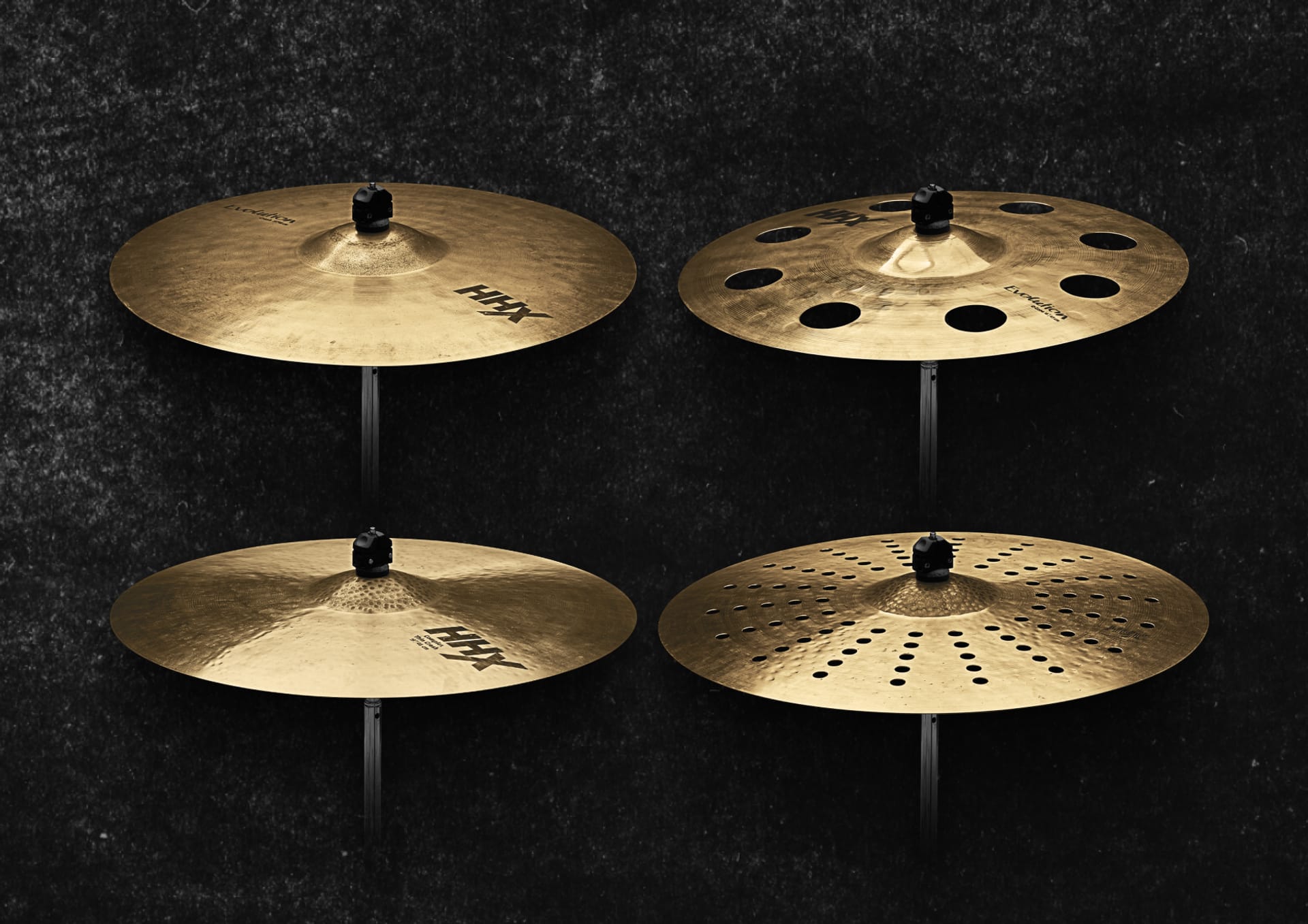18", 19" & 20" Sabian HHX Crashes