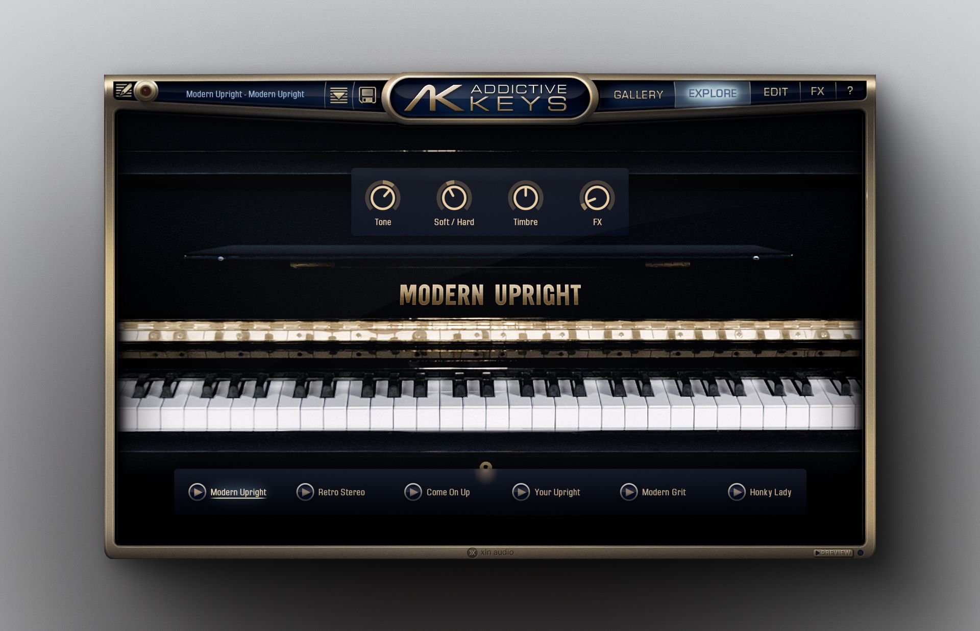 Modern Upright