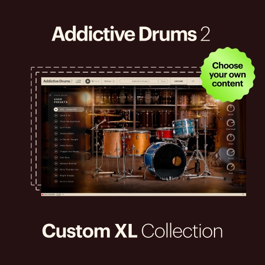 JRRshop.com | XLN Audio Addictive Drums 2: Custom XL