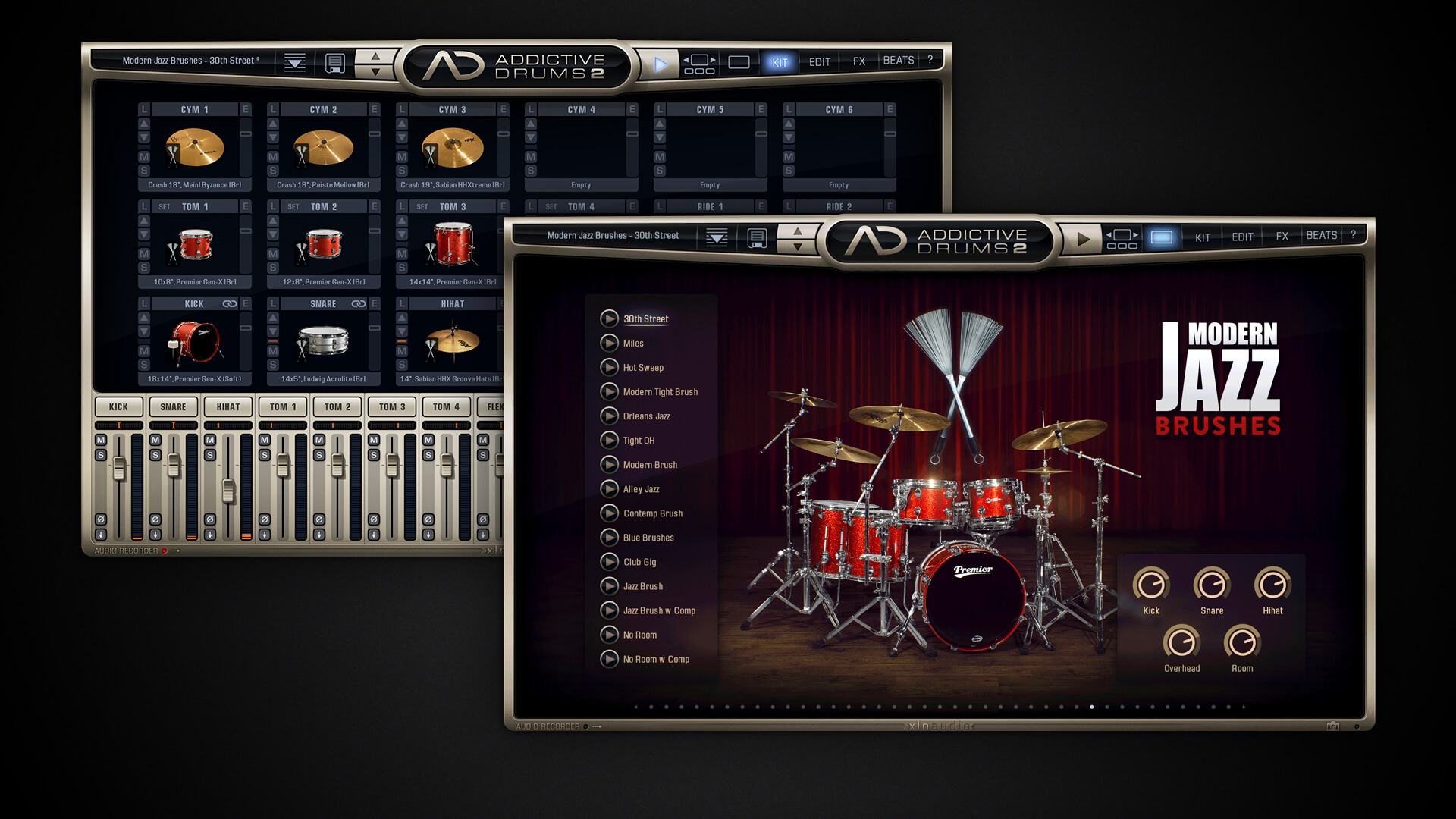 addictive drums brushes