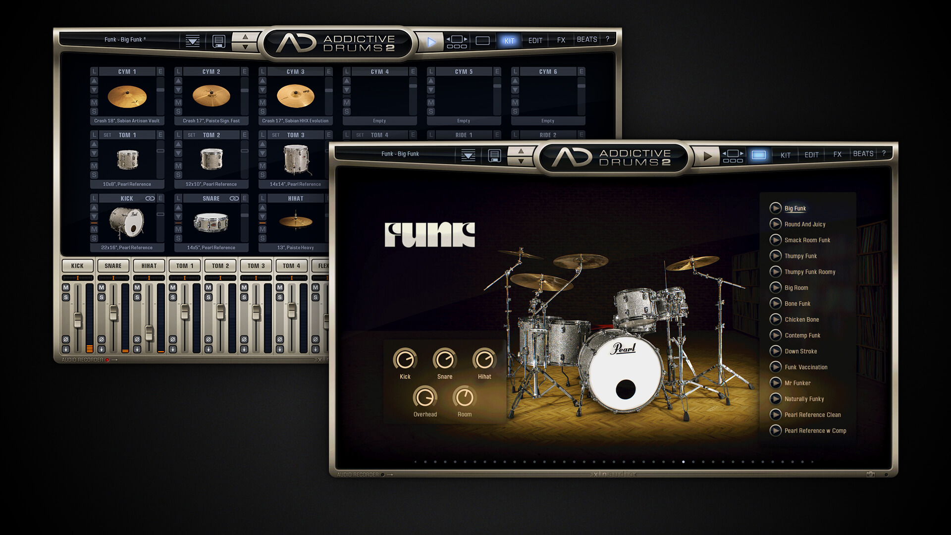 Addictive drums. Addictive Drums 2 лучший набор. Krush Funk Drum Kit.