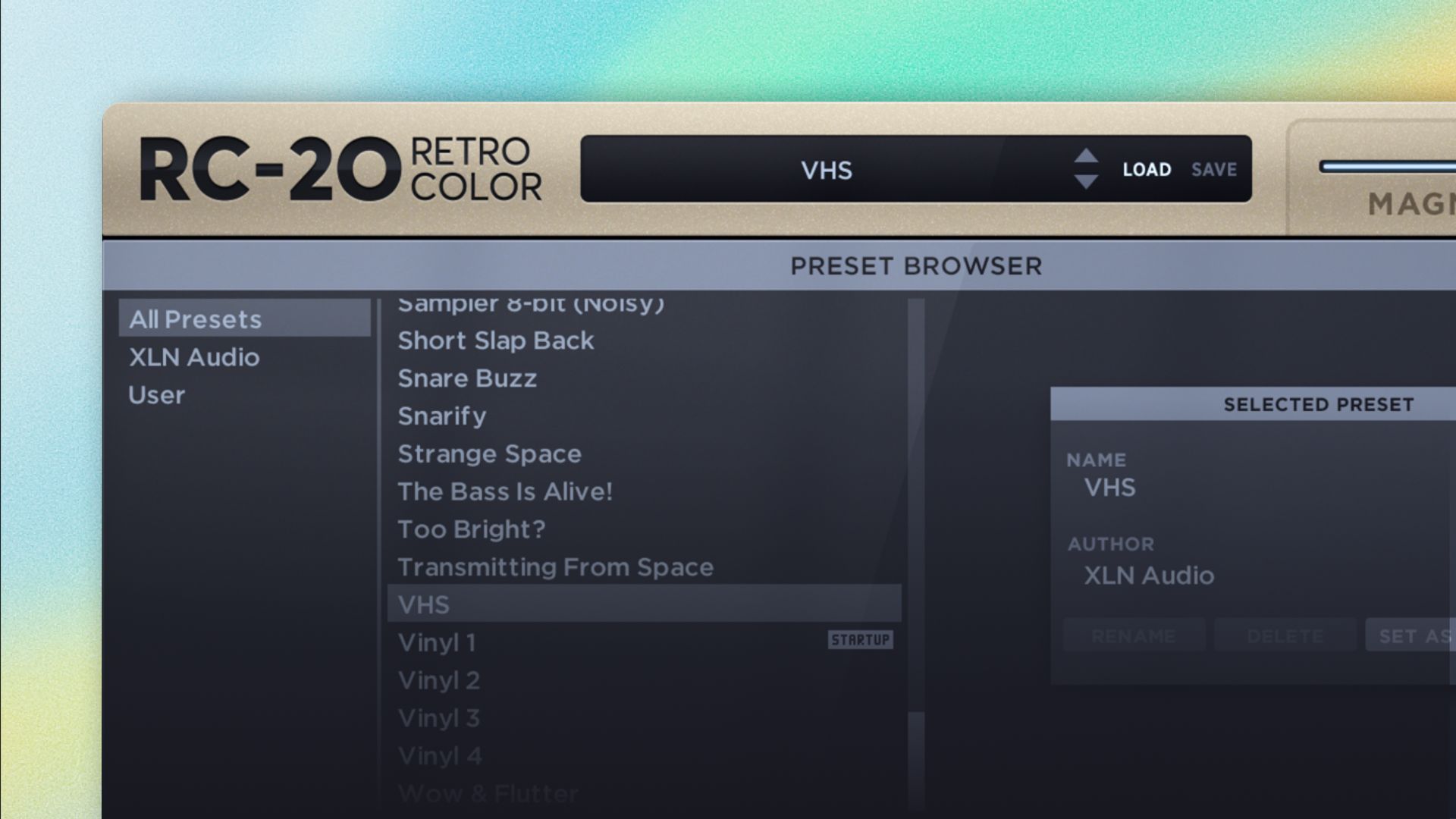 RC-20 Presets