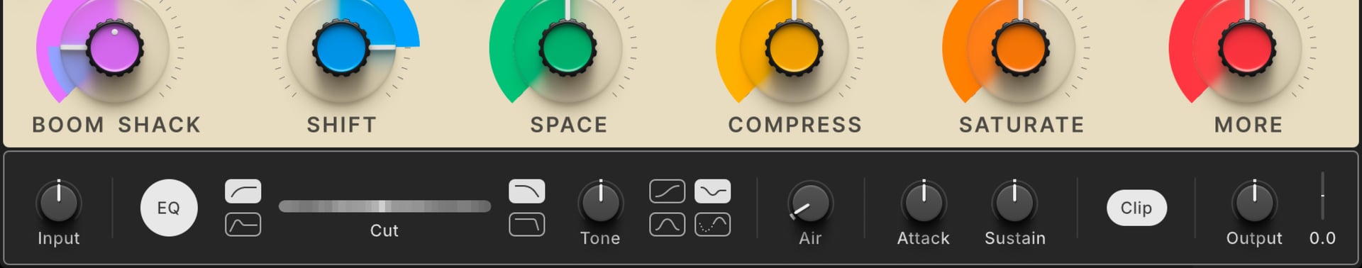 Master section in DB-30 Drum Butter