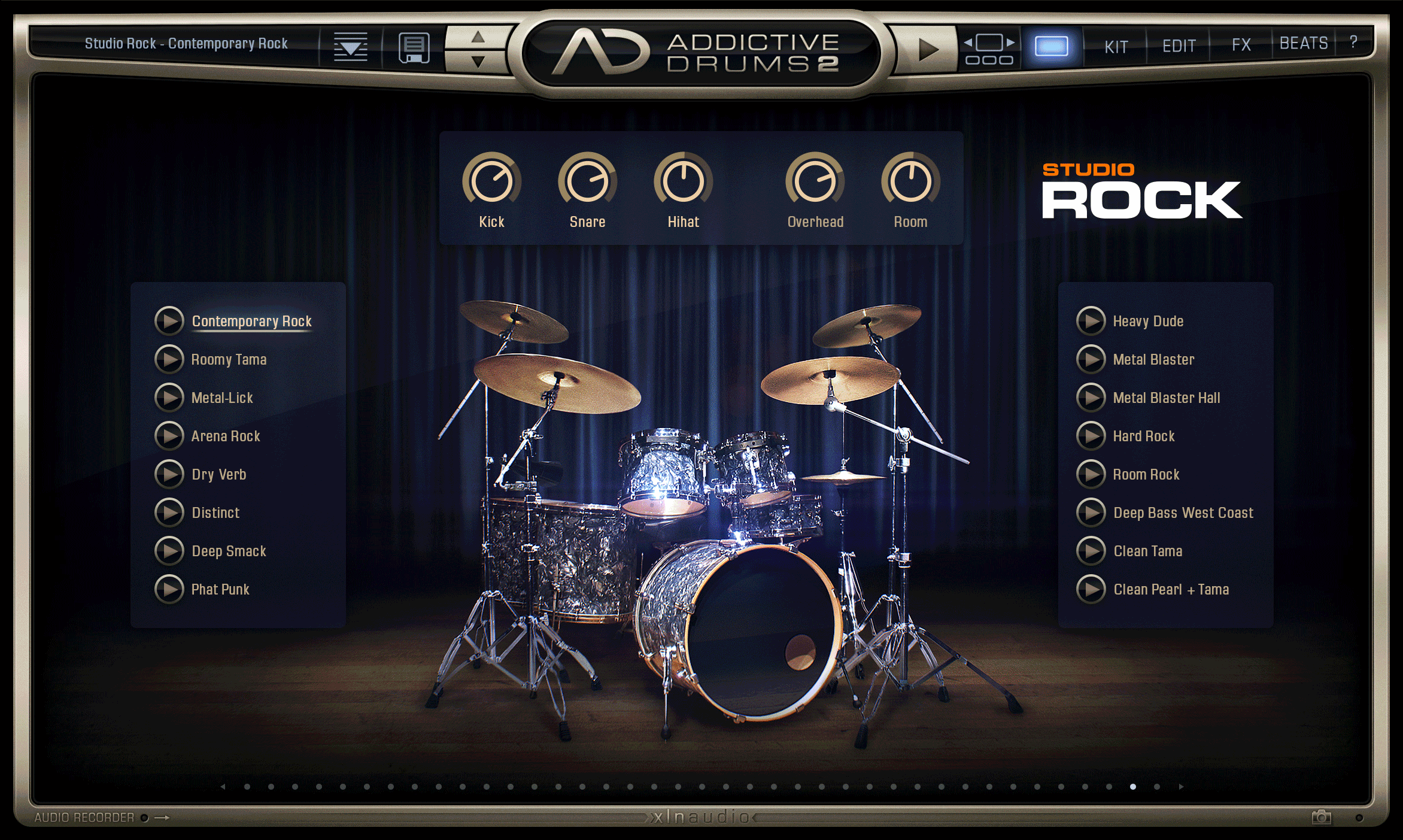Studio Rock GUI screenshot