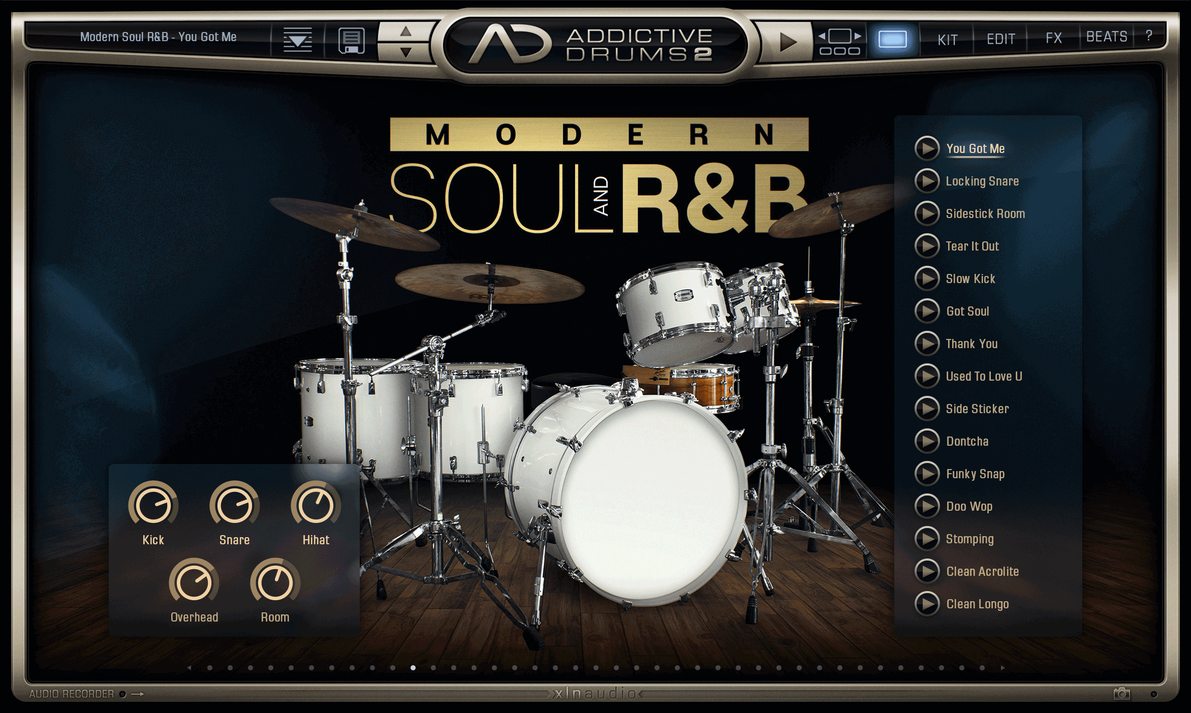 Modern Soul And R&B GUI screenshot