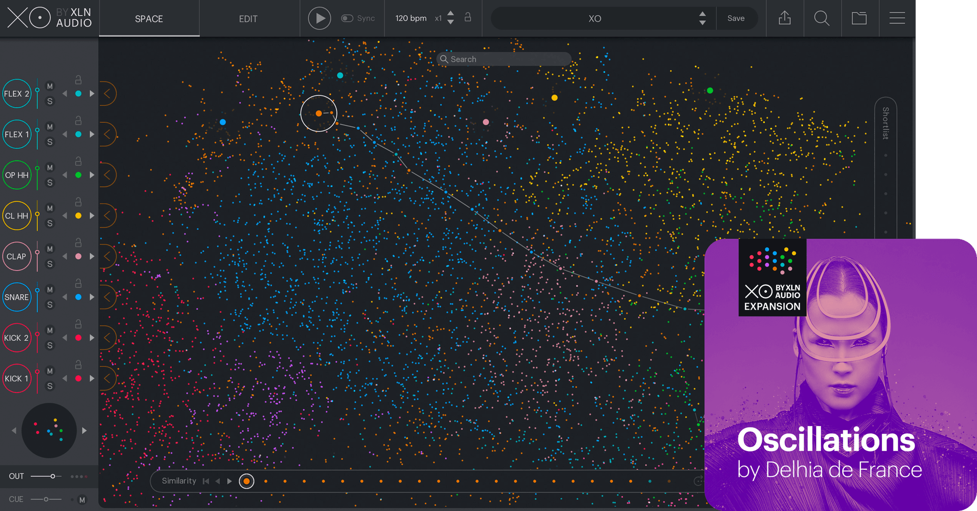 XO GUI with Oscillations