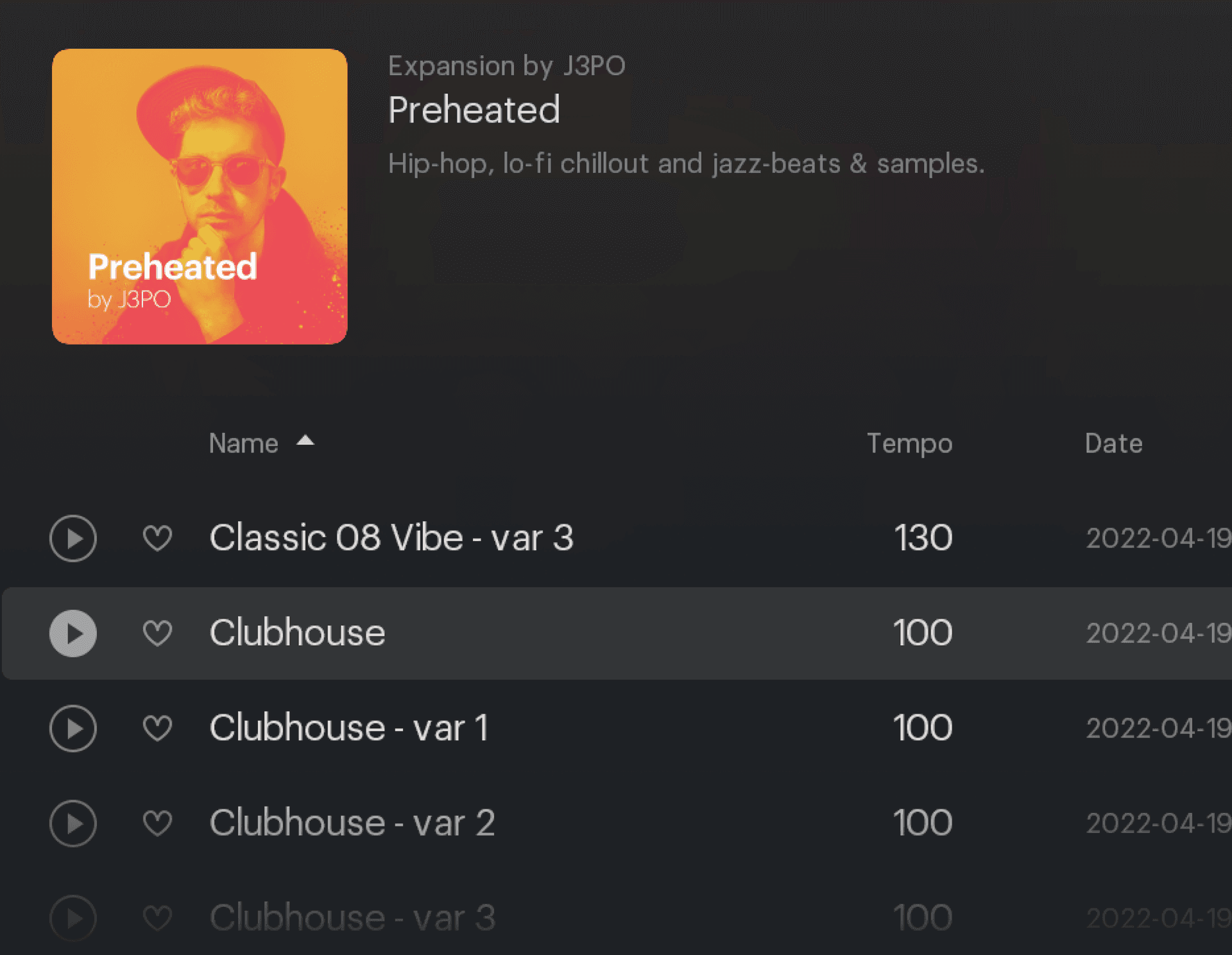 XO GUI with Preheated