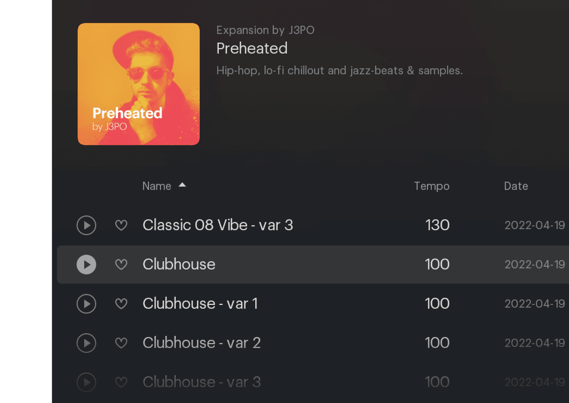 XO GUI with Preheated