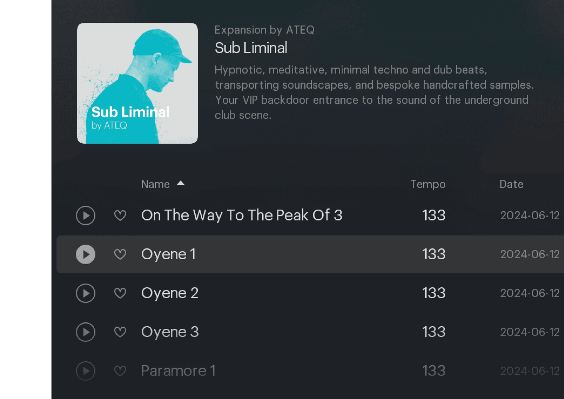 XO GUI with Sub Liminal