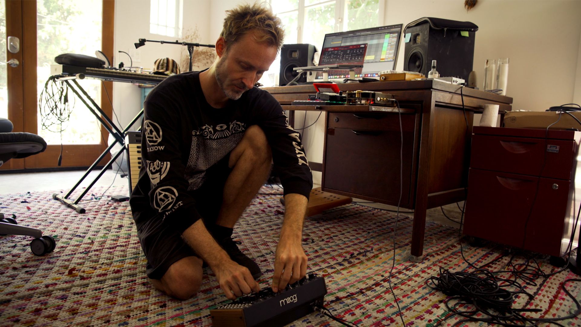 Robot Koch in the studio