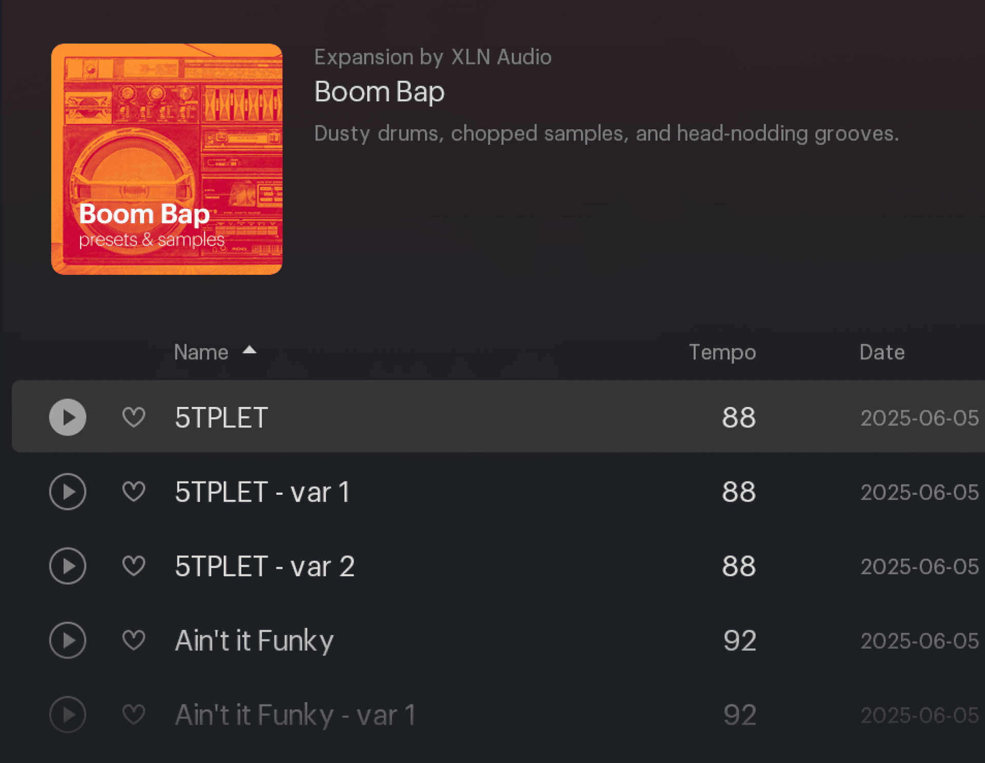 XO GUI with Boom Bap