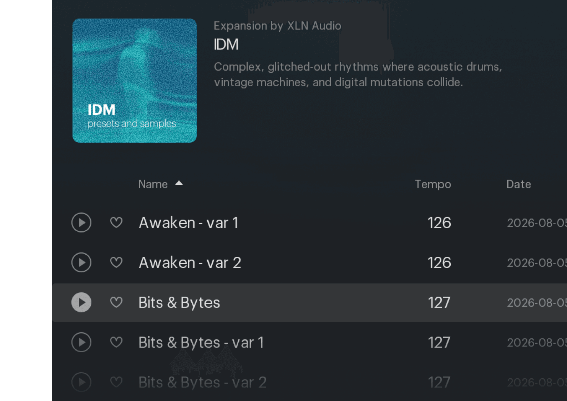 XO GUI with IDM