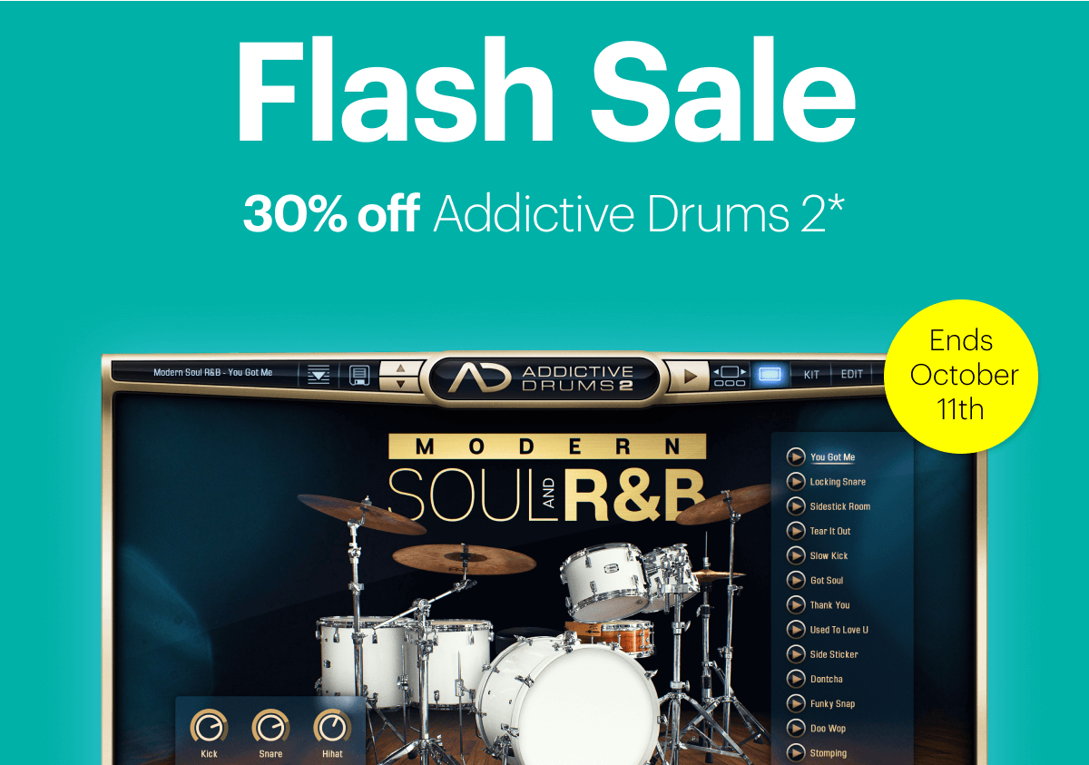 XLN Audio Addictive Drums 2: Rock Collection