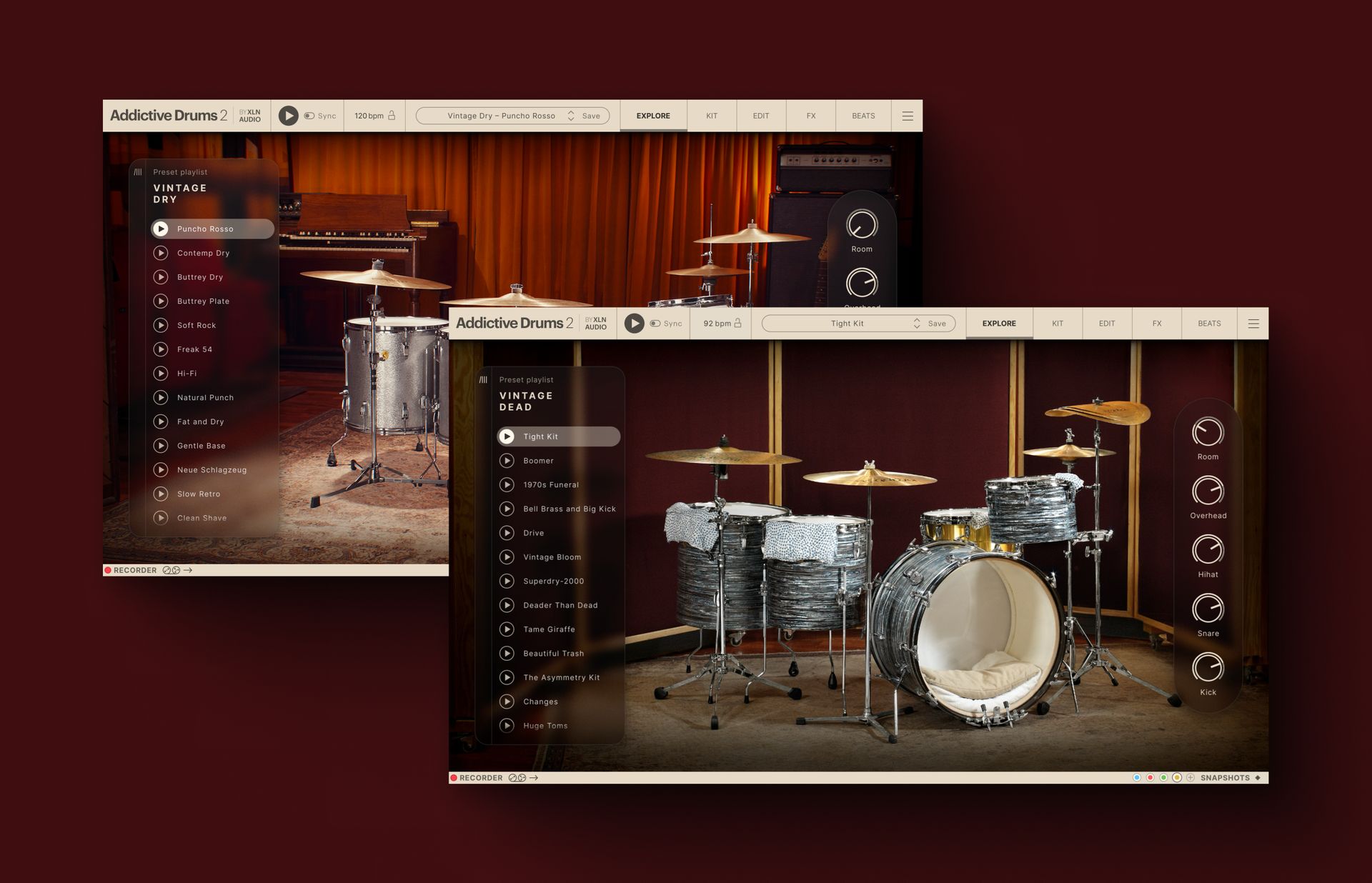 Addictive Drums 2: Dead & Dry Collection