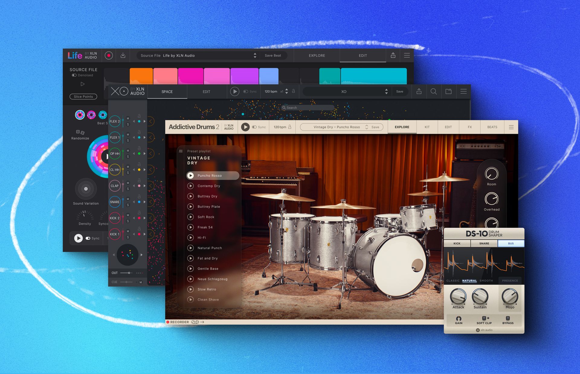 XLN Audio products for beatmaking
