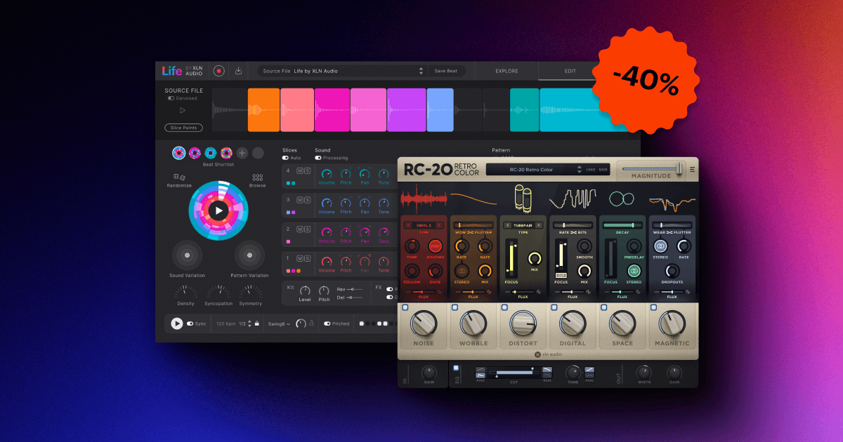 40% off RC-20 Retro Color and Life – XLN Audio