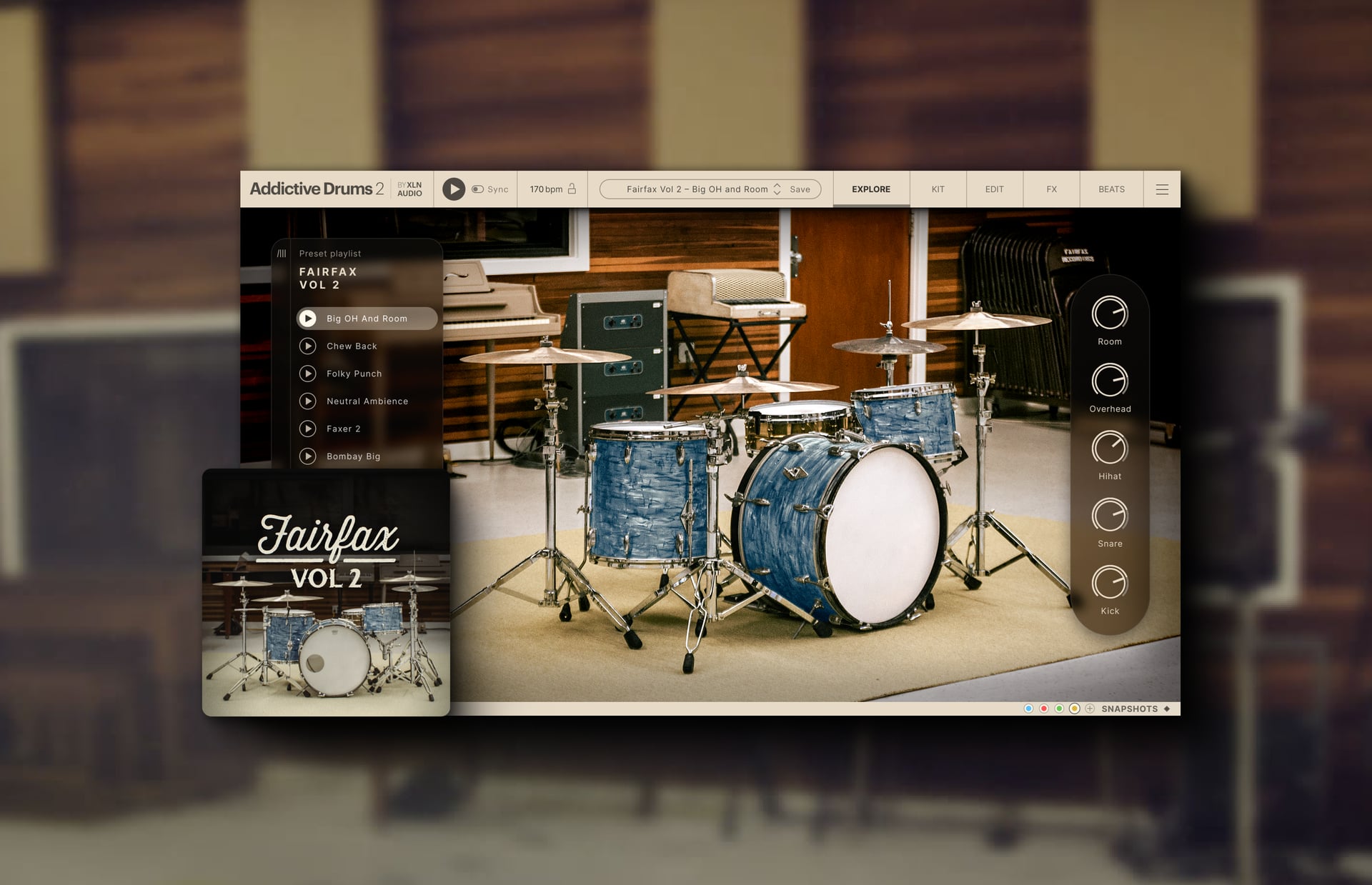 Addictive Drums 2 – Fairfax Vol. 2