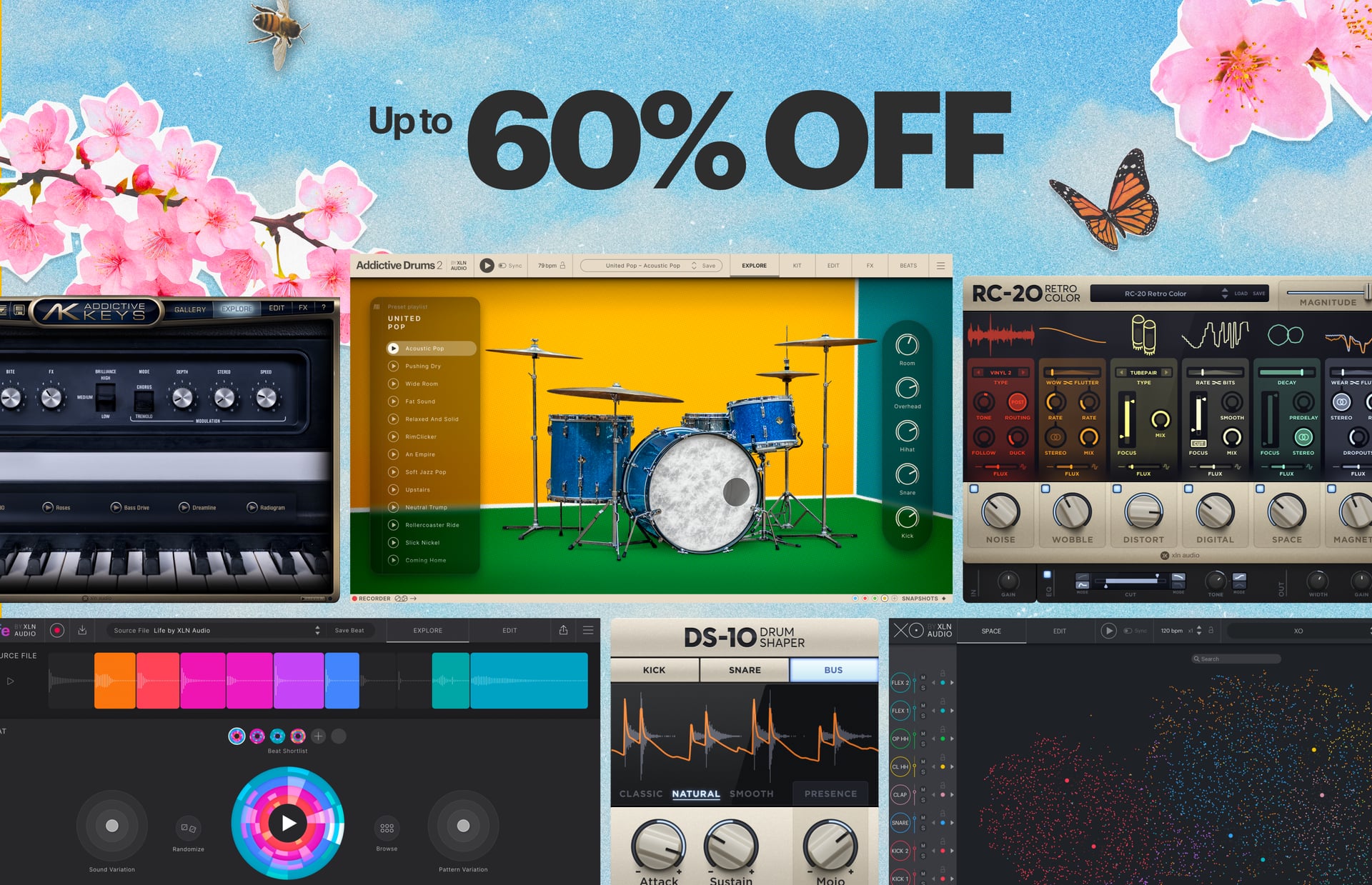 Up to 60% off XLN Audio products