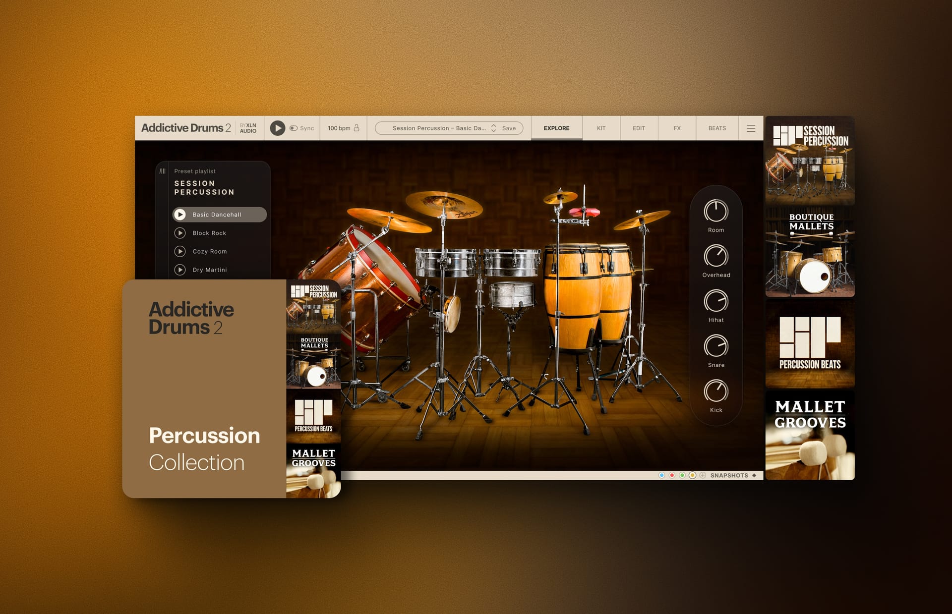 Addictive Drums 2: Percussion Collection