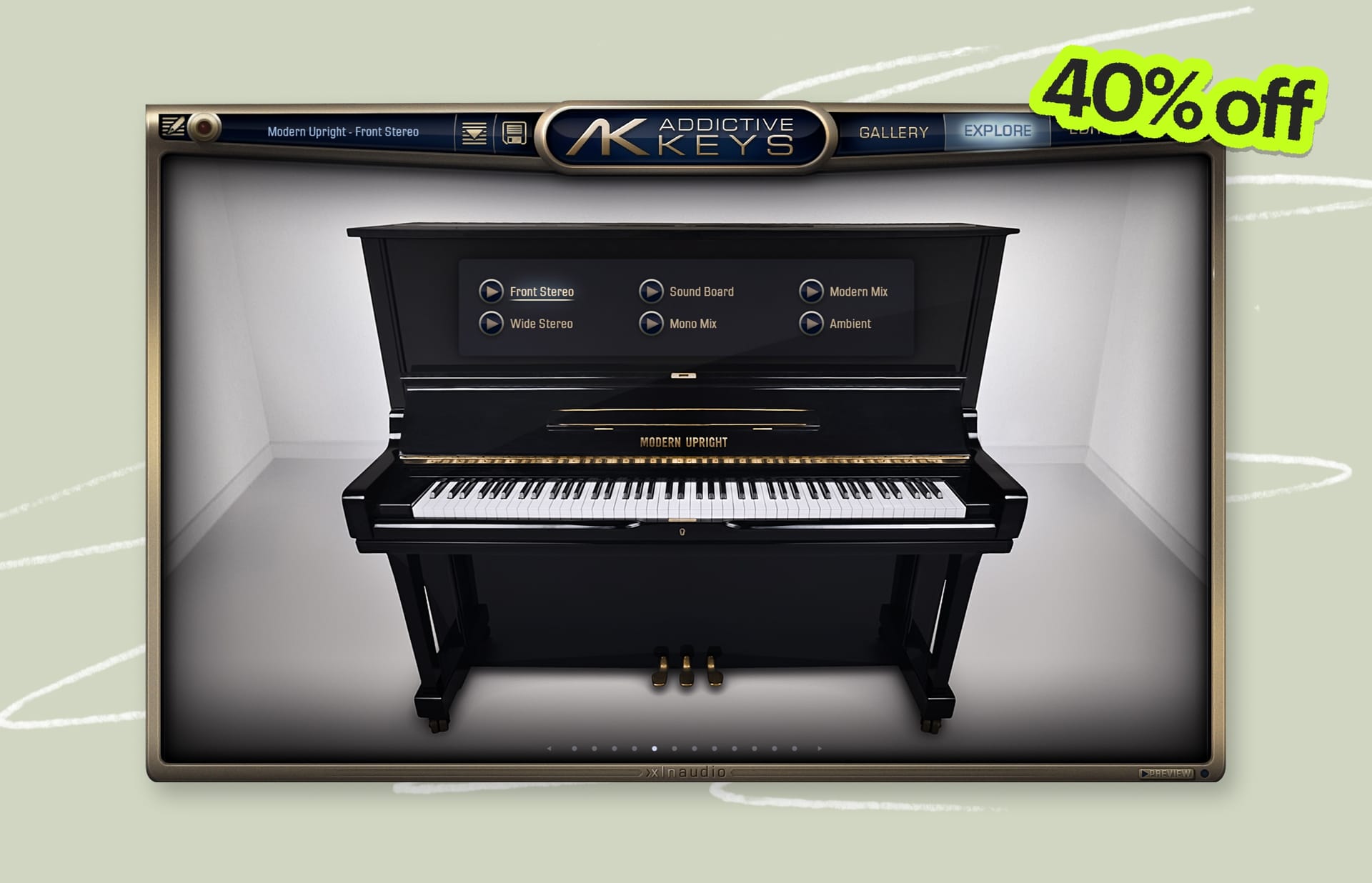 Modern Upright